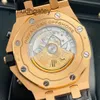 Ap Swiss Luxury Wrist Watches 26470OR.OO.A002CR.01 Epic Royal Oak Offshore Series Mens Watch 42mm Diameter Precision Steel 18k Rose Gold Mens Leisure Watch Clock DNEE