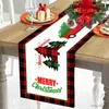 Decorações de Natal Feliz Natal Papai Noel Corredor de mesa 2023 Decoração de Natal para casa Presentes de Natal Presentes de Natal Navidad Natal Ano Novo R231107