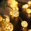 Другое мероприятие вечеринка поставляется 20 шарика из ротанга светодиодные светодиоды рождественские украшения рождественские украшения рождественские декоры Atations для года 230406