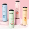 Bouteilles d'eau Bouteille intelligente bouteille d'eau en acier inoxydable flacons sous vide pour enfants garder la tasse d'isolation froide tasse de thé tasse de fruits 230407