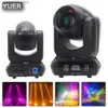 Moving Head Lights YUER Mini LED Moving Head Light 150W Beam + Spot + 18 roterende prisma's Dj Dmx Podiumlichteffect Licht Disco Dj Bar Bruiloftsfeest Q231107