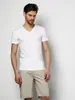 Camisetas de hombre Colins Men Slim Fit White Camiseta de manga cortaCamiseta de hombre Moda Hombre Camisetas CLTKTMTSH0212440