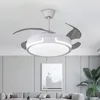 Simple Invisible Fan Lamp Modern Fashion Home Living Room Bedroom LED Office El Light