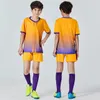 Ensembles de vêtements Maillot de football personnalisé pour enfants pour uniformes de football pour garçons et filles vêtements de sport uniformes d'entraînement de football pour jeunes et enfants 230406