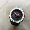 2024 Mężczyźni zegarki White G Style Sport Watch LED Digital Waterproof Casual Watch S Shock Male Clock Relogios Masculino Watch Man 458