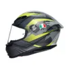 AA Designer Hjälm AGV Full Helmets Mens and Womens Motorcykelhjälmar AGV K6 E2206 MPLK Excite Matt Camo Yellow Fluo 005 Full Face Helmet - Ny! ... WN-10RG