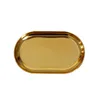 Rook Rolling Tray Electroplated Metal Tobacco Roll Trays Hand Roller Rook -accessoires in 6 kleuren
