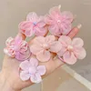 Hair Accessories 10PCS Girl Elastic Rope Cute Colors Flower Bands Ponytail Holder Chilren Soft Scrunchies Rubber Kids