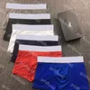 Nouveaux hommes caleçons concepteur sport boxeurs lettre imprimé maille sous-vêtement respirant 6 sortes couleur en option 3 pièces/lot