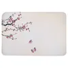 Dywany Plum kwiat różowy motyl chiński w stylu antysop w kąpieli dywan w łazience kuchnia bedroon maty podłogowe wewnętrzne miękkie wyciek wejściowe