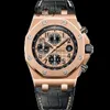 Ap Swiss Luxus-Armbanduhren Royal Oak Offshore 18 Karat Roségold automatische mechanische Herrenuhr 26470OR.OO.A002CR.01 A20P