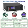 48 V 100AH ​​200AH LifePo4 Pack Bateria CAN/RS485 Super pojemność 32 Parellel 5KW 10KW 200A BMS 6000 Cycle UE US Brak podatku w magazynie