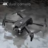 Drony składane dron 4K HD Dual Camera zdalne sterowanie helikopterem Flip 3D Telekopontolowany helikopter dla dzieci