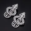 Necklace Earrings Set Graceful Cubic Zirconia Wedding Dubai Birdal Long Sweater And For Party
