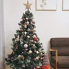 Andra evenemangsfestleveranser 1Box 2436pcs Christmas Ball Tree Ornament Hem Hanging Pendant Year Decoration Gift Navidad 230406
