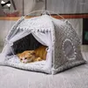 猫のベッド折りたたみ式テントポータブル犬用犬用犬用犬のためのハウス