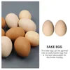 Party Decoration 2 Pcs Imitation Eggs Fake Chicken Artificial Painted Simulation Decorative Pvc Favors Food
