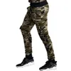 Mens Pants Fashion Men Autumn Winter Casual Trousers Camouflage Print High midje Sports Greenlight Graydark Gray 230407