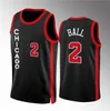 Maglia Chicago''Bulls''Men Ayo Dosunmu Nikola Vucevic Coby White Lonzo Ball Demar Derozan Custom 2023-24 City''Black''Edition