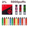 Zooy Bar BC 5000 Puffs 5k Boîte de vape jetable E cigarettes avec une batterie rechargeable de 650mAh