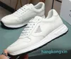 Brushed Leather Men Knit Fabric Runner Mesh Runner Trainers Man Sports Outdoor Walking