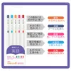 Färger / Set Japan Zebra Gel Pen JJ29-R Limited 0,4 mm Tryck Tjock Color Ink Signature Office Japanese Book Supply