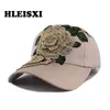 Ball Caps HLEISXI High Quality Adult Women Floral Baseball Summer Adjustable Lady Rose Big Casual Cap Hat Colorful Hats 230407