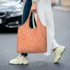 Shopping Bags Elements Groceries Bag Canvas Shopper Tote Shoulder Large Capacity Portable Health Care Nursing Handbag