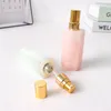 Vaporisateur de cristal de pierres précieuses de luxe, bouteille de parfum vide, Quartz Rose naturel, améthyste, vide, rechargeable, décoration de Table pour la maison