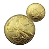 Kunsthandwerk Amerikanische Gold- und Silbermünzen Ausländische Münzen Indische Goldmünzen Goldmünzen 1911 Eagle Ocean Gedenkmünze