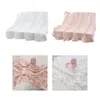 Cobertores Cobertor de bebê para meninos meninas respirável presente amigável à pele 066B