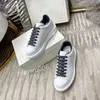 top Designer di marca da donna Sneaker piatta Scarpe casual Tela di jeans Pelle Lettera Sovrapposizioni Piattaforma di moda Uomo Donna Sneakers basse2023