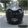 Motorcycle Helmets Black Half Helmet Outdoor Sport Men And Women Racing Open Face Dot Appd1 Drop Delivery Mobiles Motorcycles Accesso Dhhvm