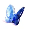 Objetos decorativos Figuras Crystal Crystal Lucky Butterfly Decoration está cheio de Vitalidade Cores brilhantes de Home Garden Decoração de Artes de Artes de Artesas 230407