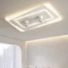 Modern Ceiling Lamps Bedroom Folding Fan With Led Light And Control Lamp For Living Room Lighting