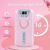 Nail Manicure Set Electric nail drill portable electric nail drill 35000 RPM professional rechargeable nail file machine gel removal polishing machine 231107