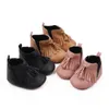 Boots Born Girl Ankle Tassels PU Winter Warm Baby Walking Shoes For Toddler Infant Children's