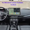 256G 13,3 polegadas 2din Radio Car DVD estéreo para Mitsubishi Lancer Android AUTO Multimedia Player GPS Navigation Head Unit CarPlay 4G