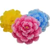 Vacker konstgjorda Peony Flower Stage Festival Performance Dance Props Holding Bouquet for Children's Day Holiday Supplies