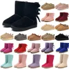 Austrália plataforma ugh clássico ultra mini mulheres tornozelo inverno camurça botas de neve 4cm 5cm pele de carneiro senhoras designer moda lã quente tornozelo botas