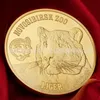 Arts et artisanatPièce d'or animal pièce commémorative tigre lion des îles Vierges