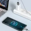 ESEEKGO ES-31 USB3.1 Typ-C-Kabel 1M/3FT Android-Ladekabel für Samsung S23 S22 S21 Nylon geflochtenes Schnelllade-USB-Datenkabel für Smartphones in Einzelhandelsverpackung