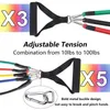 Resistance Bands 11PcsSet Latex Pull Rope Indoor Portable Fitness Equipment Ankle Strap Exercise Training Expander Elastic Band 230406