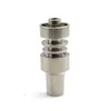 Prego de titânio domeless 2 em 1 10mm masculino feminino dupla função parafuso gr2 cachimbo de água dab rigs ferramentas de cera