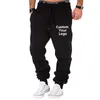 Herrbyxor Anpassa dina män Fashion Sports Trousers Drawstring Jogging Casual Baggy Sweatpants 231107