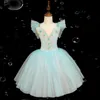 Rompers Children S Ballet Skirt Girls Dance ChildrenSプログラム集団パフォーマンスコスチューム230407