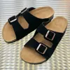 Birks Designer Hommes Femmes Sandales Pantoufles unisexes Hombres Mujeres Beach Sliders Extérieur Intérieur Woody Mules Sandale Pantoufle Sandales à semelle en bois Avec boîte d'origine