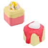 Bath Tools Accessories Pink and Green Cake Set Ball Multi bubble Deep fried Salt Box Bombe De Bain Beauty Health 231107