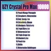 Oryginalny Uzy Crystal Pro Max 10000 10K Puff 10000 10k 0/2/3/5% jednorazowe ładowane urządzenia do papierosów Vape Pen Zestaw z Baterią 650 MAH 16 ml vs Ske Ski Crystal 4000