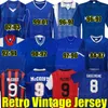 Rangers Retro Soccer Jerseys McCoist Gascoigne Laudru 1981 84 87 90 92 93 94 95 96 97 99 2002 03 Vintage Classic Shirts Albertz Laudrup Ferguson Albertz
